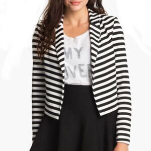 Robbi & Nikki by Robert Rodriguez striped blazer size medium